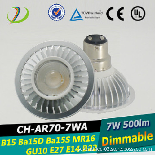 Dimmable AR70 GU10 LED Spot light AR70 led lamp AR70 B22